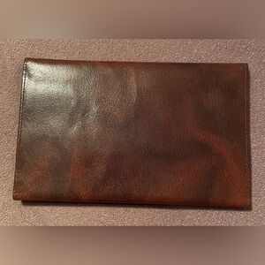 Brown Leather wallet 4x7 inches